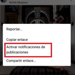 Consejos de Instagram- activar las notificaciones de un usuario